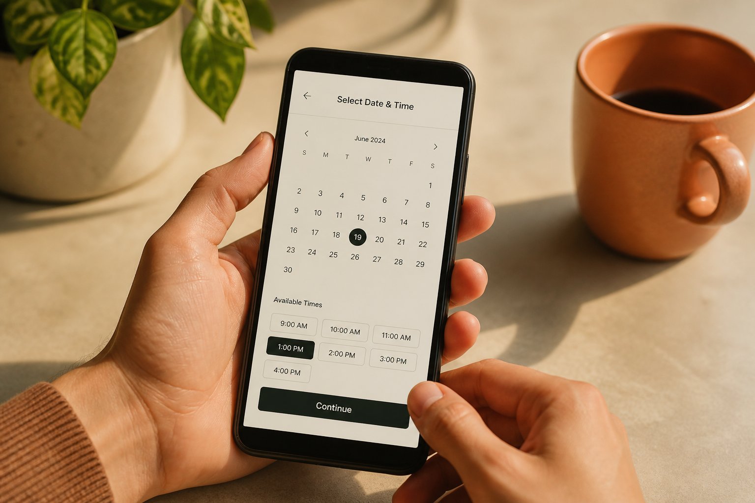 Booking a tax appointment by phone